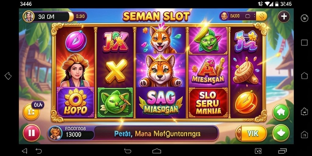 Tampilan gameplay Slot 3446 yang menarik dan interaktif.