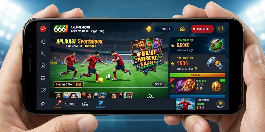 Screenshot utama 666I menampilkan antarmuka taruhan olahraga yang menarik.