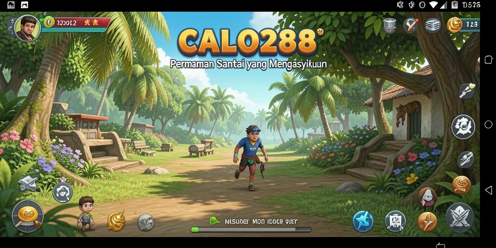 Tampilan gameplay CALO288 yang menarik dan penuh warna.
