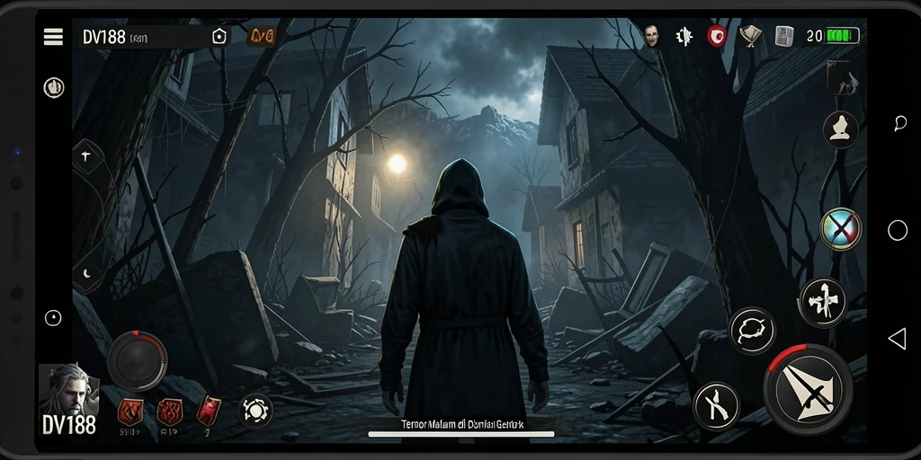 Gameplay mencekam DV188 yang menampilkan teror malam.
