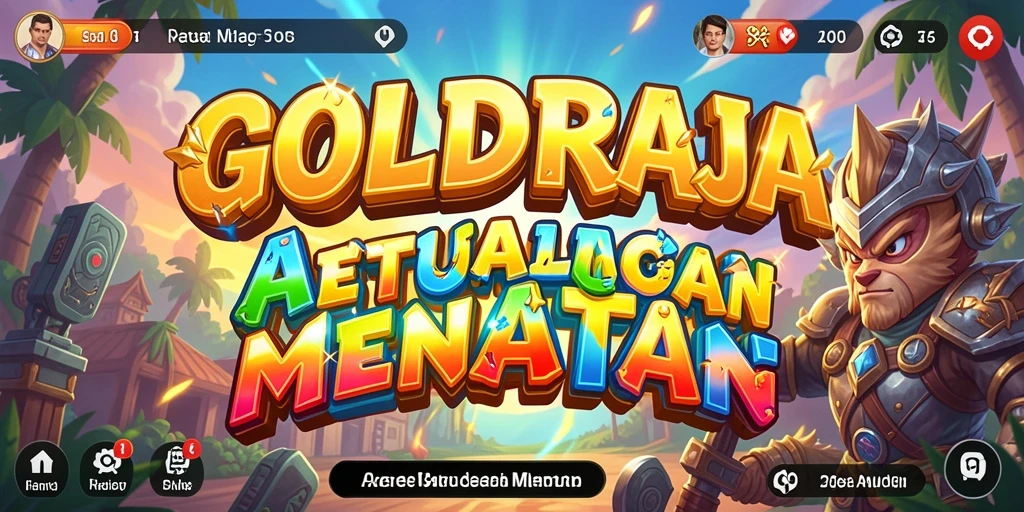 Tampilan gameplay GOLDRAJA yang seru dan penuh tantangan.