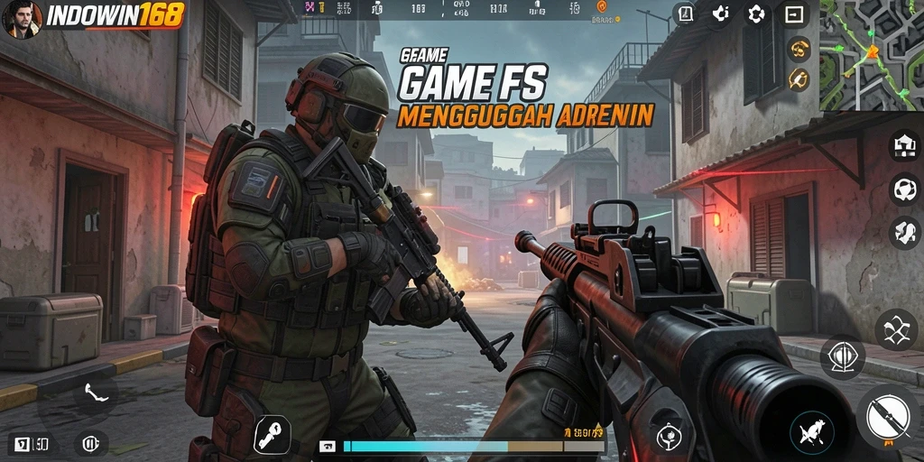 Tampilan gameplay INDOWIN168 yang mendebarkan dan penuh aksi.