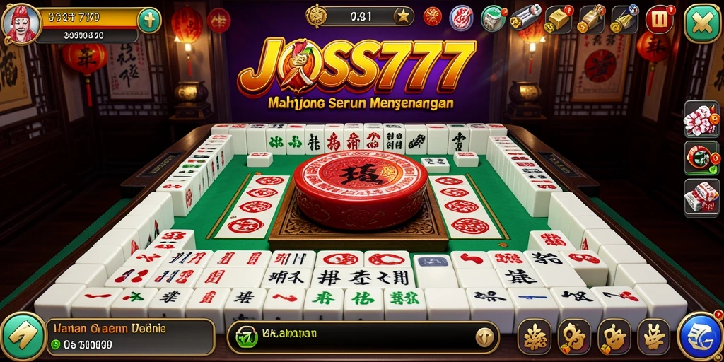 Gameplay seru JOSS777 dengan elemen Mahjong yang menantang.