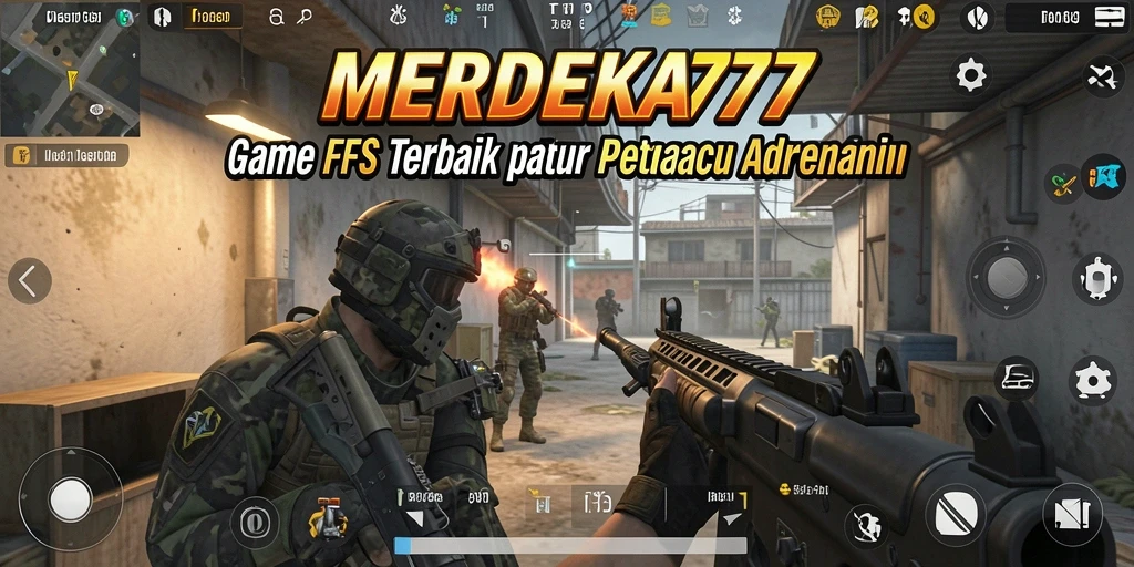 Tampilan gameplay mendebarkan dari <strong>MERDEKA777</strong> dengan aksi tembak-menembak yang intens.