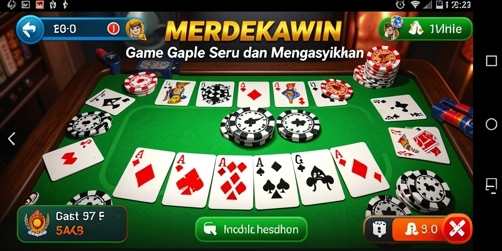 Tampilan gameplay seru dari MERDEKAWIN yang penuh tantangan.