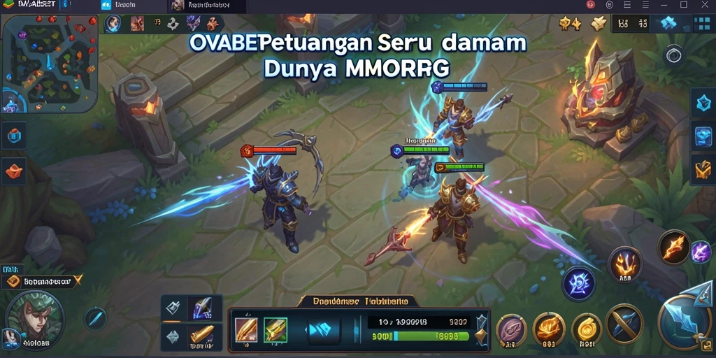 Gameplay seru OVABET dengan berbagai karakter dan quest menarik.