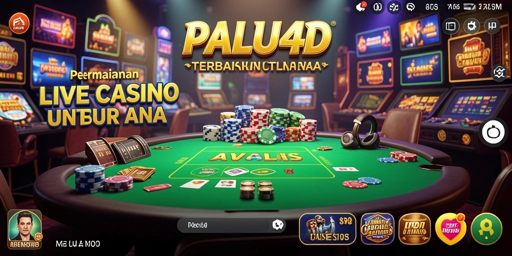 Tampilan gameplay Live Casino yang seru dan interaktif.