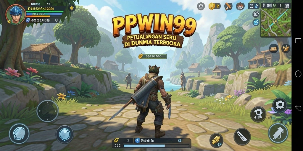 Screenshot PPWIN99 menampilkan aksi seru dalam dunia terbuka