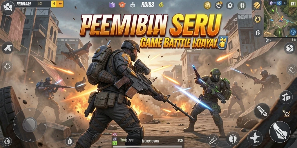 Tampilan gameplay seru dalam pertempuran RDI88.