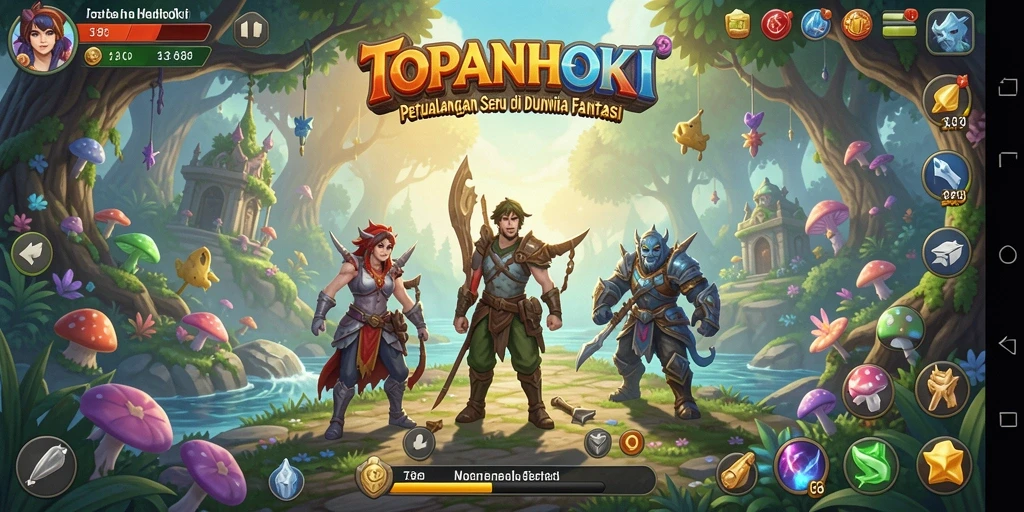 Gameplay seru dalam dunia petualangan TOPANHOKI.