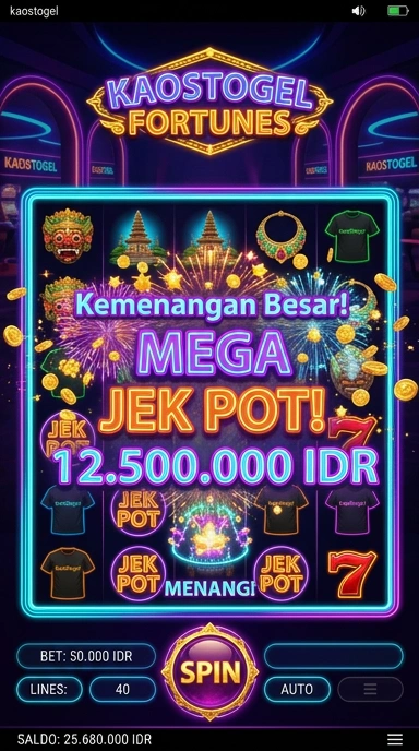 Fitur unggulan dari aplikasi kaostogel yang menarik.